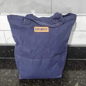 Vintage Birkenstock Canvas Tote Bag Patch Logo Accessorie Promo 14x14